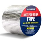 ub unity brand super strong adhesive waterproof tape permanent repair roof water leakage solution rubber foil suitable for roof leak, surface crack, window sill gap, boat sealing, tank leak (10cm*5m)