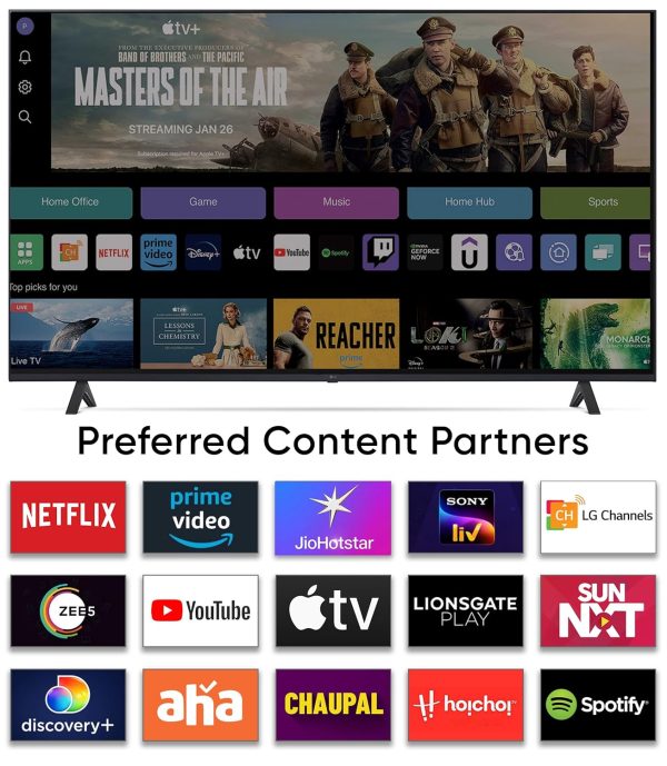 lg 108 cm (43 inches) ur75 series 4k ultra hd smart led tv 43ur75006lc