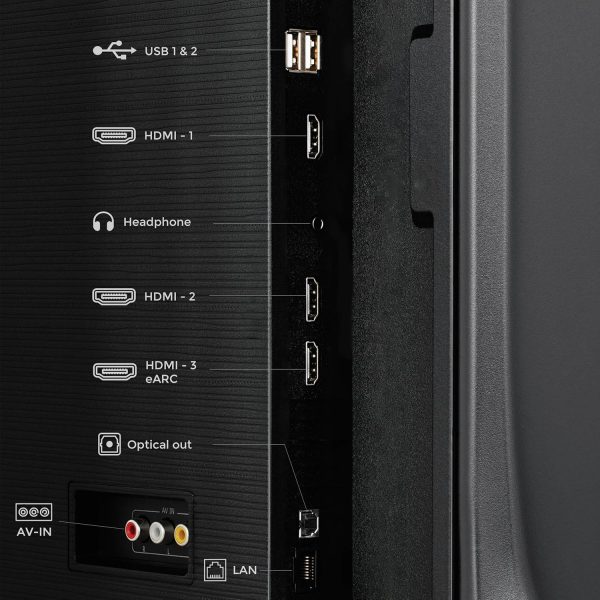 vu 126cm (50 inches) gloqled series 4k qled smart google tv 50gloqled25