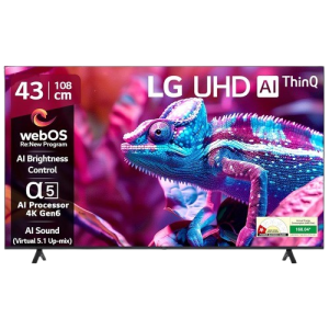 lg 108 cm (43 inches) ur75 series 4k ultra hd smart led tv 43ur75006lc